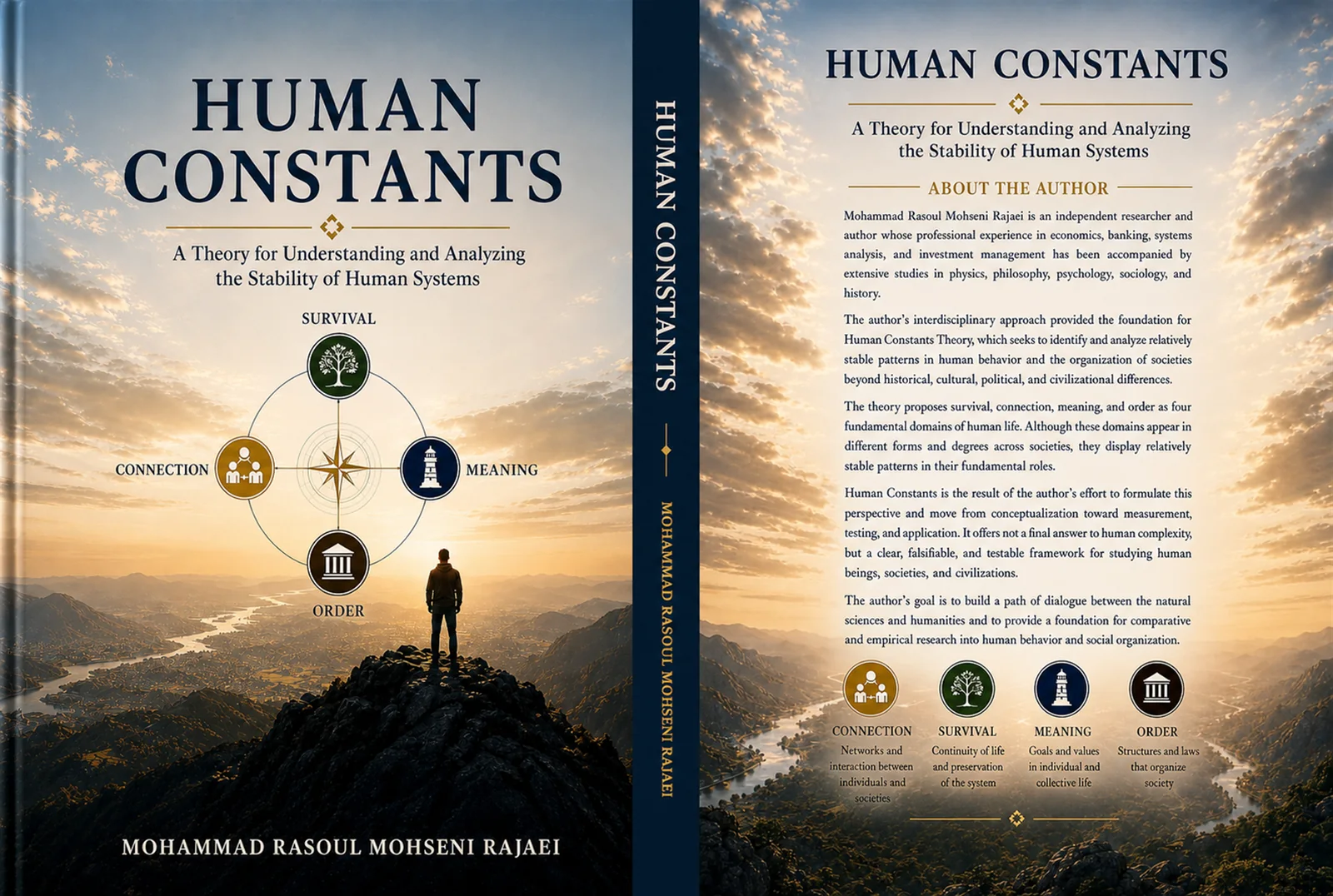 English cover of the book Human Constants